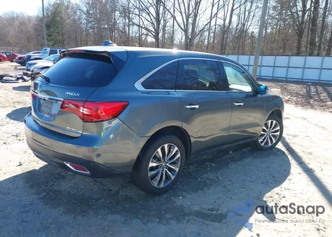 2016 Acura Mdx Technology Acurawatch Plus Packages/Technology Package z USA, uszkodzony, nr VIN 5FRYD4H40GB014402